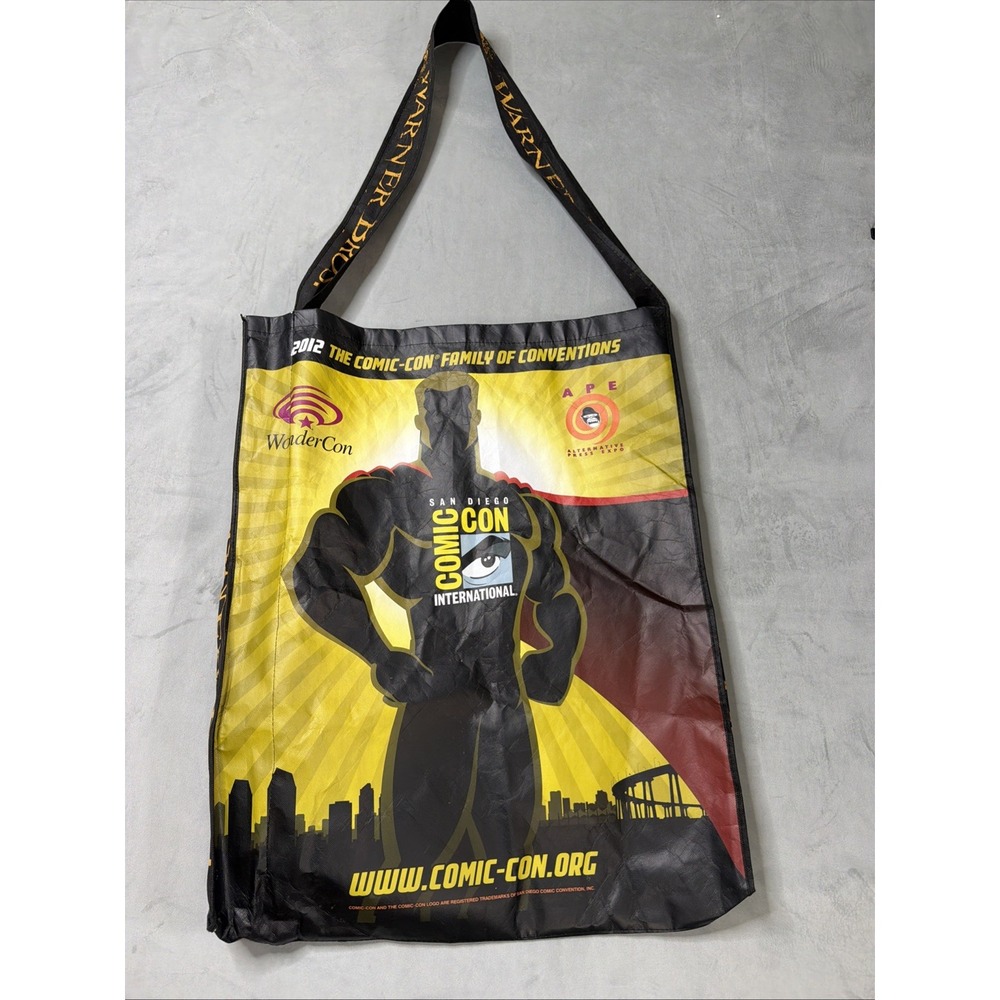 2012 San Diego Comic Con Pacific Rim Promo Tote Bag Warner Bros SDCC Guillermo